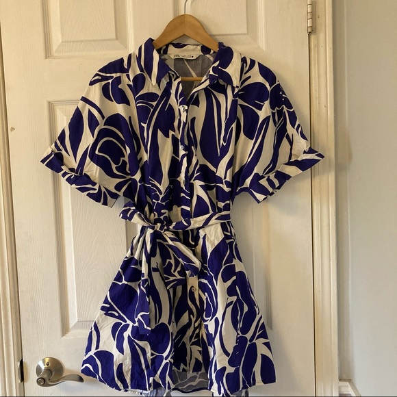 NWOT Zara Shirtdress - Picture 2 of 11